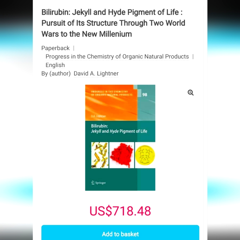 Bilirubin: Jekyll and Hyde Pigment of Life